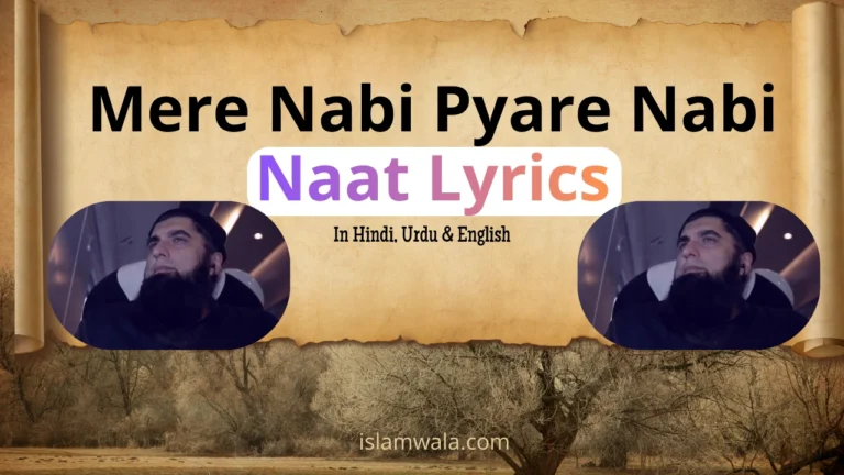 Mere Nabi Pyare Nabi Naat Lyrics