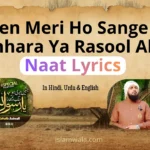 Jabeen Meri Ho Sange Dar Tumhara Ya Rasool Allah Lyrics
