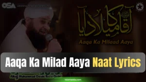 Aaqa Ka Milad Aaya Naat Lyrics