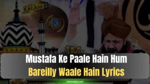 Mustafa Ke Paale Hain Naat Lyrics