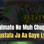 Zulmato Ne Muh Chupaya Mustafa Ja Aa Gaye Lyrics
